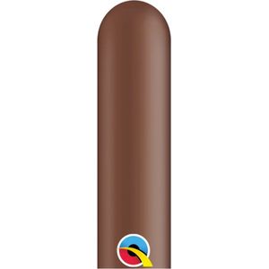 Qualatex - modelleerballonnen 260Q chocolate brown (100 stuks)