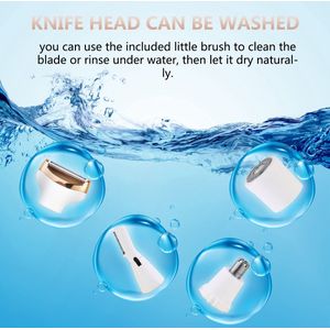 Elektrisch scheerapparaat voor vrouwen