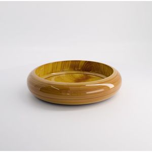 Sushi Oke - Serveerschaal - Lakwerk - Houten kleur - 27.5x6.2cm - ABS