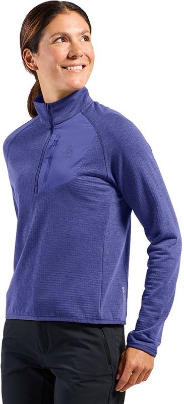 Odlo - Ascent - Sweatshirt - Halve Rits - Wolmix