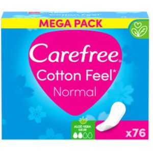 Carefree Cotton Feel Aloe 76 stuks