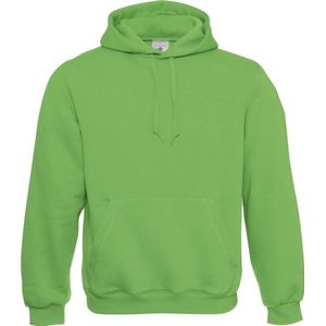 B&C Hooded Sweater 80/20 Real Green, maat L