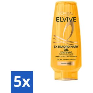5 x L'Oréal Elvive Extraordinary Oil Conditioner 200 ml - Droog Haar - Haar Verzorging - Haar Hydraatatie - Haar Herstel - Haar Glans