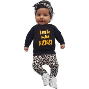 Setje leopard little miss rebel 62/68