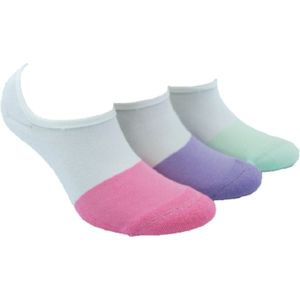 Sock My Feet- Bamboo Trainers - wit met gekleurd teenstuk - duurzaam- 36-41 - enkelsokjes- silk touch bamboo - naadloos-