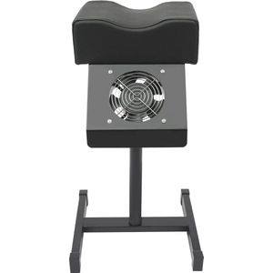 CYRO - Voetensteun - Kruk - Beensteun Pedicure - met Stofreinigingsventilator - in Hoogte Verstelbaar 'Voetenbankje - Schoonheidssalon - Nagelbank - Spa - Zwart