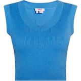 Mymo - Gebreide Trui - Hemelsblauw - Dames