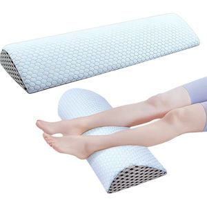 GOODEVN Orthopedisch Kniekussen voor in Bed - Houdingscorrectie & Pijnverlichting | Geschikt voor Zijslapers, Rugpijn & Zwangerschap | Ademend 3D Schuim met Hoes (58x20cm)