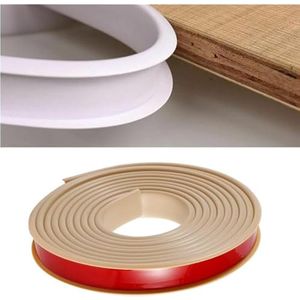 Kantenband, meubelrandafwerking U-vormige TPE-randbeschermingsstrip, kantenband, houten kantenband, geschikt voor kasten, garderobekasten, tafelbladen en speciale vormen - Khaki 5m×20mm