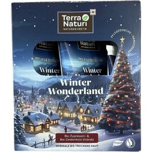 Terra Naturi - Huidverzorgingsset - Winter Wonderland - 2x Douchegel 150ml + 1x Handcrème 50ml
