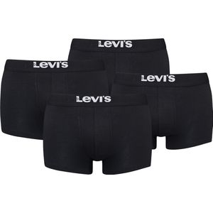 BOXERS 4-pack Levi's Solid Basic herenboxershorts, gemaakt van biologisch katoen