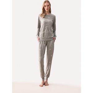 Feyza - Pyjama Set Voor Dames, Lange Mouwen - L