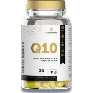 Golden Tree - Q10 - Voedingssupplement - 30 Capsules - Vitamine B - Energieondersteuning