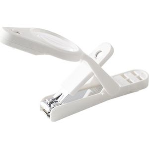 Nagelknipper met vergrootglas/nagelknipper met LED-licht/ouderen-speciale clipper voor volwassen dikke en harde teennagels Wit