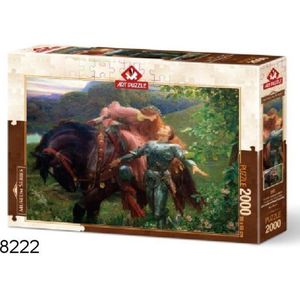 Art puzzle, legpuzzel, 2000 stukjes, La belle dame sans merci