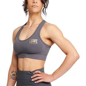 Leone1947 Logo Sportbeha Grijs L Vrouw