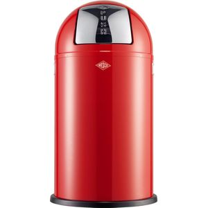 Wesco Pushboy Prullenbak - Afvalbak Wesco - 50 Liter - Rood