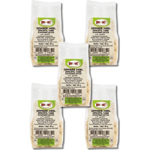 Bagdat - Gember Heel - Ginger Whole - Gember Korrel - Zencefil Tane - Ginger Grain - 50 gr - 100% Natuurlijk - Thee - 5 Stuks