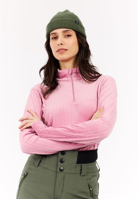 Protest Prtgail - Skipully Dames - Lange mouwen - 1/4 rits – Vintage Pink