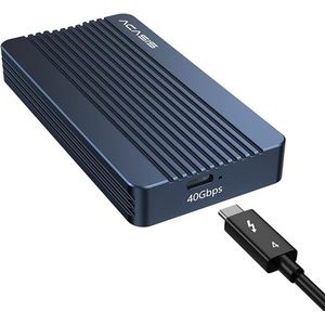 Externe M.2 NVMe SSD Enclosure 40Gbps – Thunderbolt 3/4, USB-C
