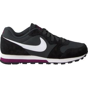Nike MD Runner 2 Sneakers Dames Sneakers - Maat 36.5 - Vrouwen - zwart/grijs/paars
