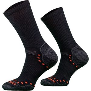 Comodo Wandelsokken Alpacawol STAL - Zwart - Maat 35-38