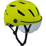 BBB Cycling Move Faceshield Transparant E-bike Helm - Speed Pedelec Helm - Elektrische Fiets - Snorfiets - Neon Geel - Maat L - BHE-57