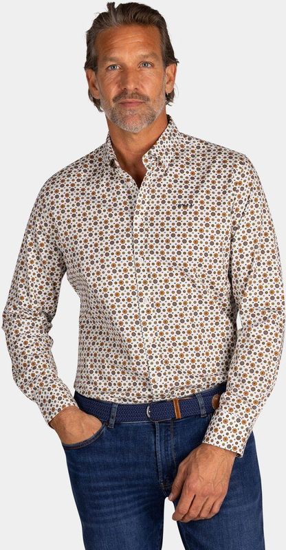 NZA - Overhemd - Wit - Katoen - Regular Fit