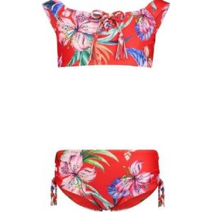 Bikini rood bloemenprint SHIWI 2 jaar