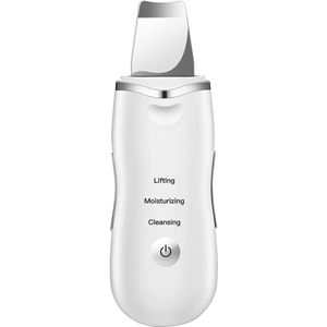 Elektrische mee eter verwijderaar- Ultrasonic Exfoliating -Face Cleanser-Blackhead -Remover Pores Cleaning -Wrinkle Remover-Comedone Extractor Skin-3 Modes-USB Rechargeable-wit