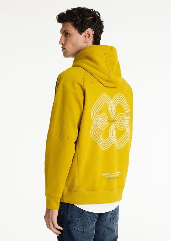 CHASIN' - Connect Hood - Sweatshirt - Curry / Wit