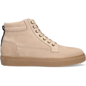 McGregor Heren Sneakers - Beige - Hoge Sneakers - Nubuck - Veters