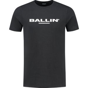 Ballin Amsterdam - Heren Regular fit T-shirts Crewneck SS - Black - Maat XXL