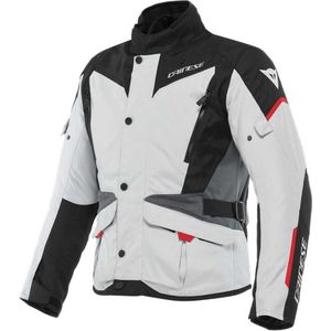 Dainese Tempest 3 D-Dry Glacier Gray Black Lava Red 56 - Maat - Jas