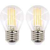 Bemko Premium LED Lamp E27 - vervangt 50W (6W) - 700lm - 2700K Warm Wit - 230V - 2 stuks