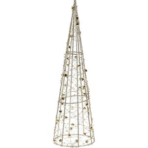 Kerstboomverlichting Kegel - LED - figuur - kerstboom - 60 cm - goudkleurig
