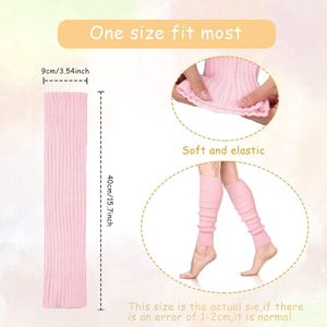 Beenwarmers voor vrouwen - winteraccessoires - roze - maat 40-42