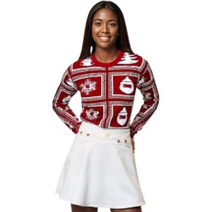 Kersttrui - Christmas Trui (Maat S) - Kriebelt niet - Kerstcadeau - Volwassenen Kersttrui - Kersttrui Dames en Heren - Foute Kersttrui -Trui - Trui Volwassen - Trui Heren - Cadeau - Maat S - Kleur Rood