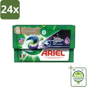 Ariel Original - Touch of Lenor Unstoppables - Wasmiddelcapsules - Pods+ - Witte en Gekleurde Was - 20 Wasbeurten - Voordeelverpakking - 24 stuks - Wasmiddelcapsules - Waspoeder