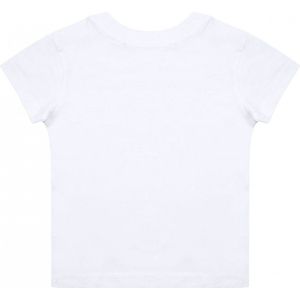 T-shirt Baby 0/3M Larkwood Ronde hals Korte mouw White 100% Katoen