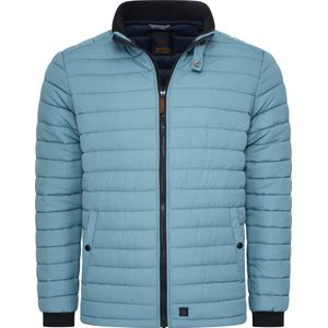 Mario Russo Wave Jacket - Jas Heren - Winterjas Heren - Waterafstotend - Stone Blue - XL