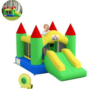 Springkasteel - Met glijbaan - Voor kinderen - 3-10 jaar - 300x180x160cm