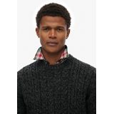 Superdry - JACOB CABLE - Trui - Zwart