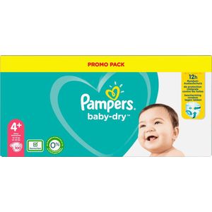Pampers - Baby Dry - Maat 4+ - Mega Pack - 100 luiers