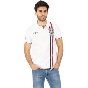 Goodyear Las Vegas Men Slim Fit Poloshirt Ecru-M