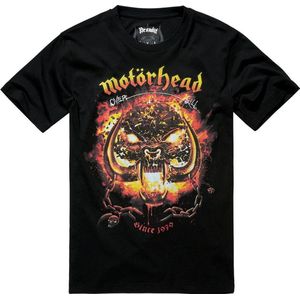 Brandit - Motörhead Overkill - T-shirt - Zwart - 100% Katoen, 160g/m²
