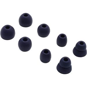 Allecto Plus - Siliconen oordopjes compatibel met Powerbeats hoofdtelefoon (donkerblauw) - 4 paar