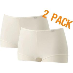 Avet | Dames Boxershorts | Microvezel | maat M | Ivoor | 2-Pack