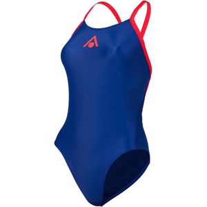 Aquasphere Essential Wide Back - Badpak - Dames - Blauw/Rood - 38