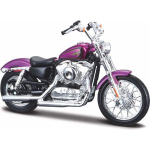 Modelmotor Harley Davidson XL1200V Seventy-Two 2013 1:18 - Speelgoed Motor Schaalmodel 11,5 cm